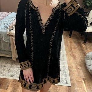 Bobo black embroidered dress